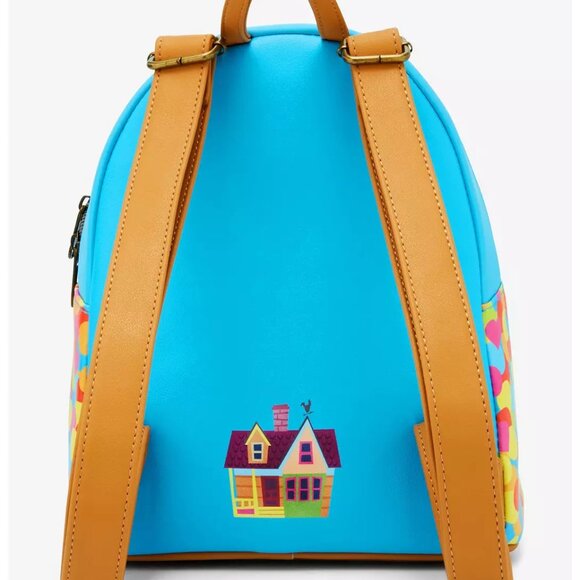 Loungefly Disney Pixar Up Carl & Ellie Balloons Mini Backpack - Picture 3 of 4